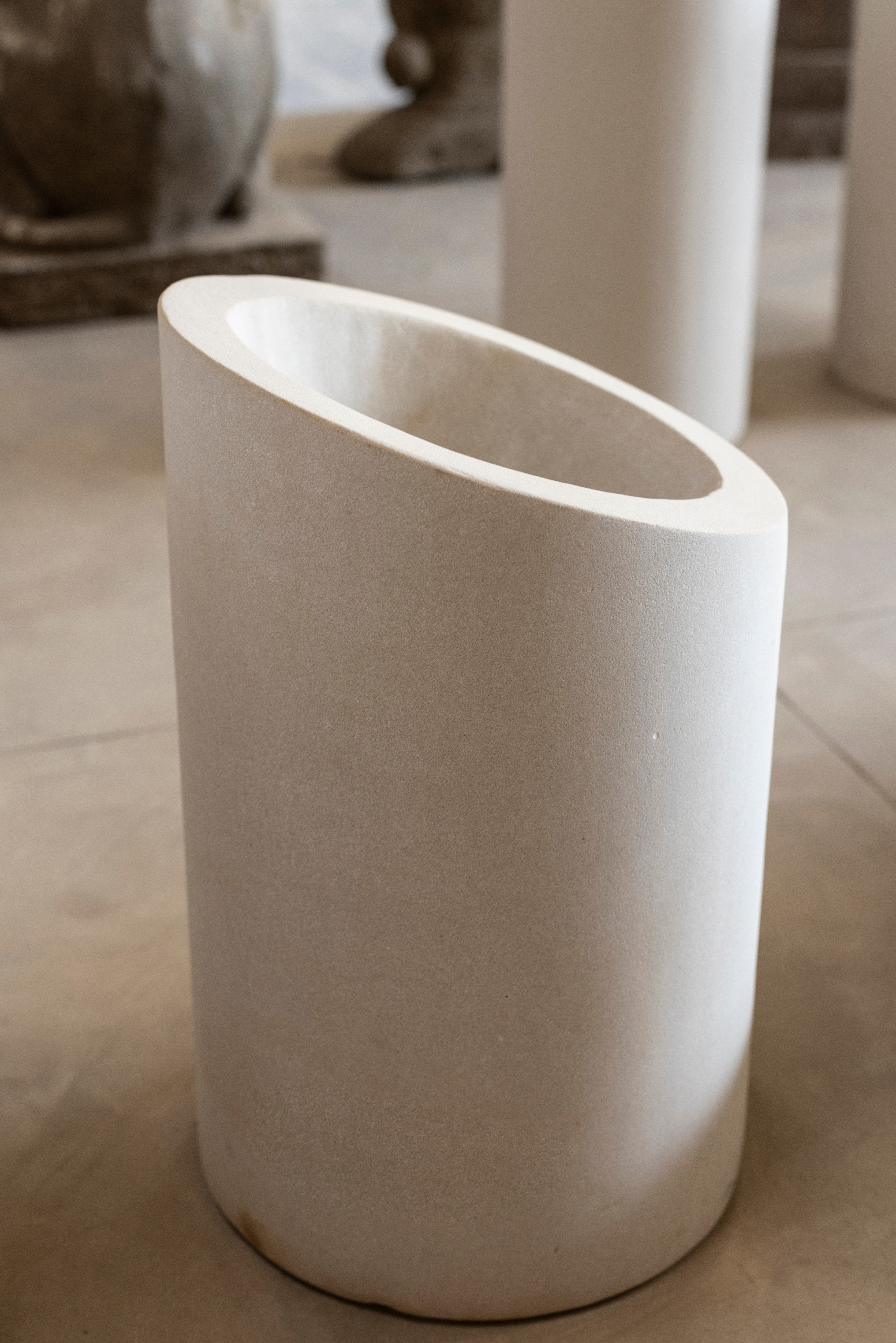 Mint Sand Stone Planter