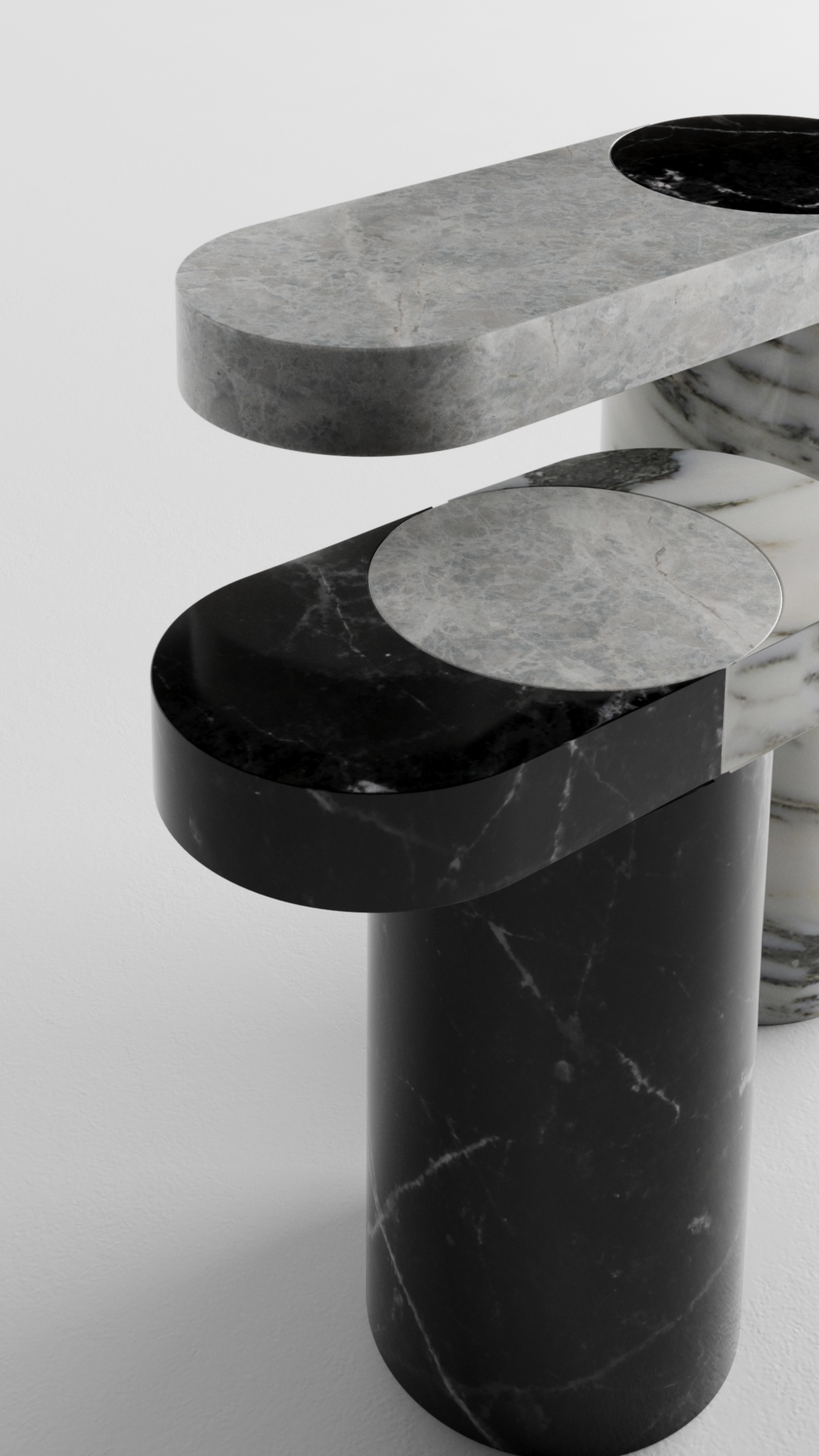 Metanoia Marble Side Table