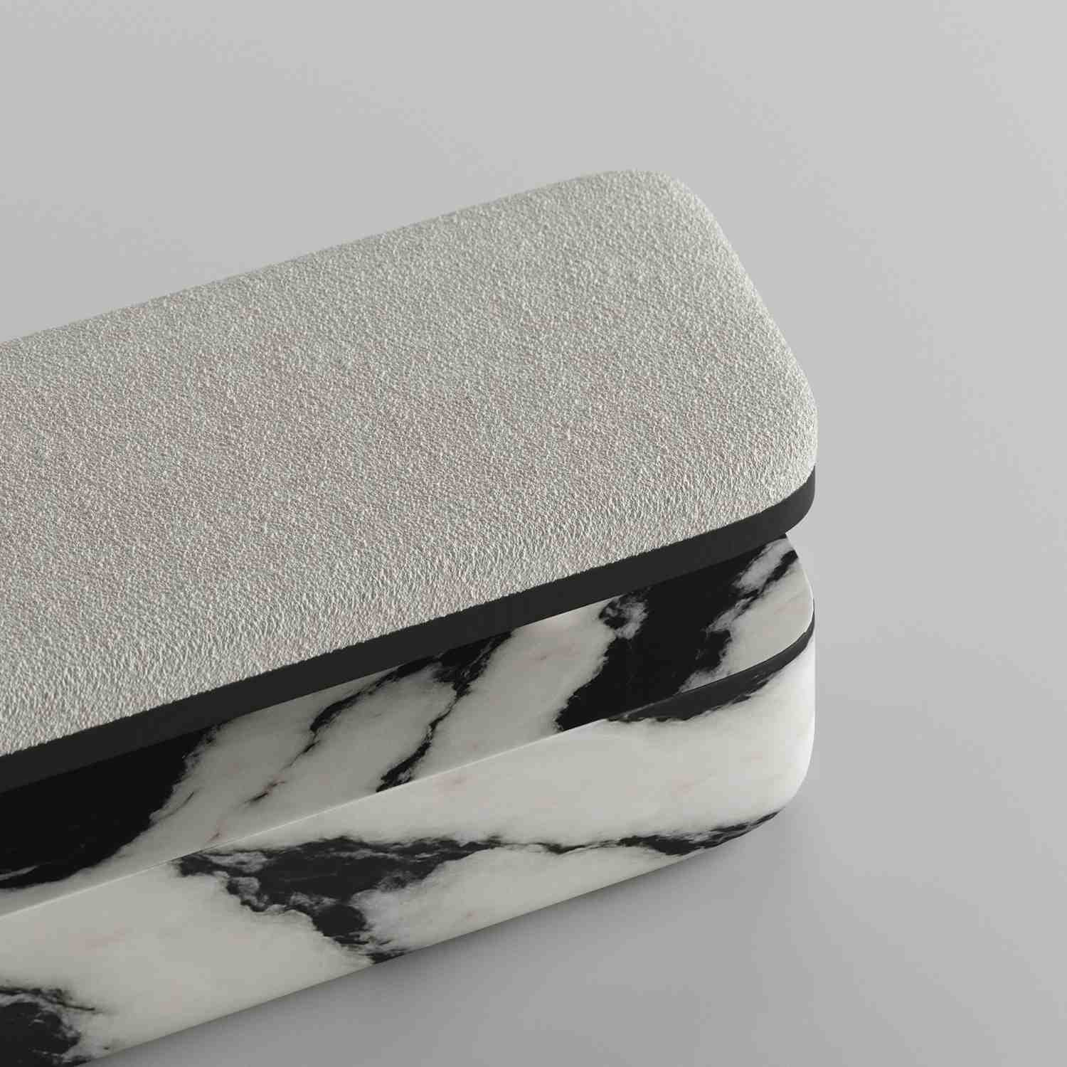 Panda Marble Bench