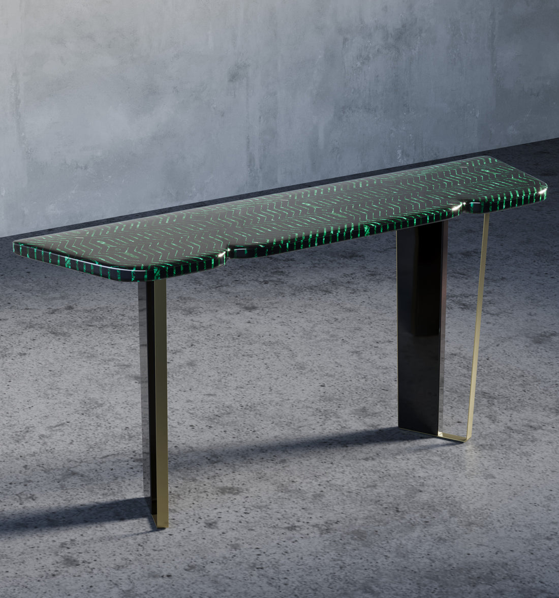 Emerald Envy Entryway Console