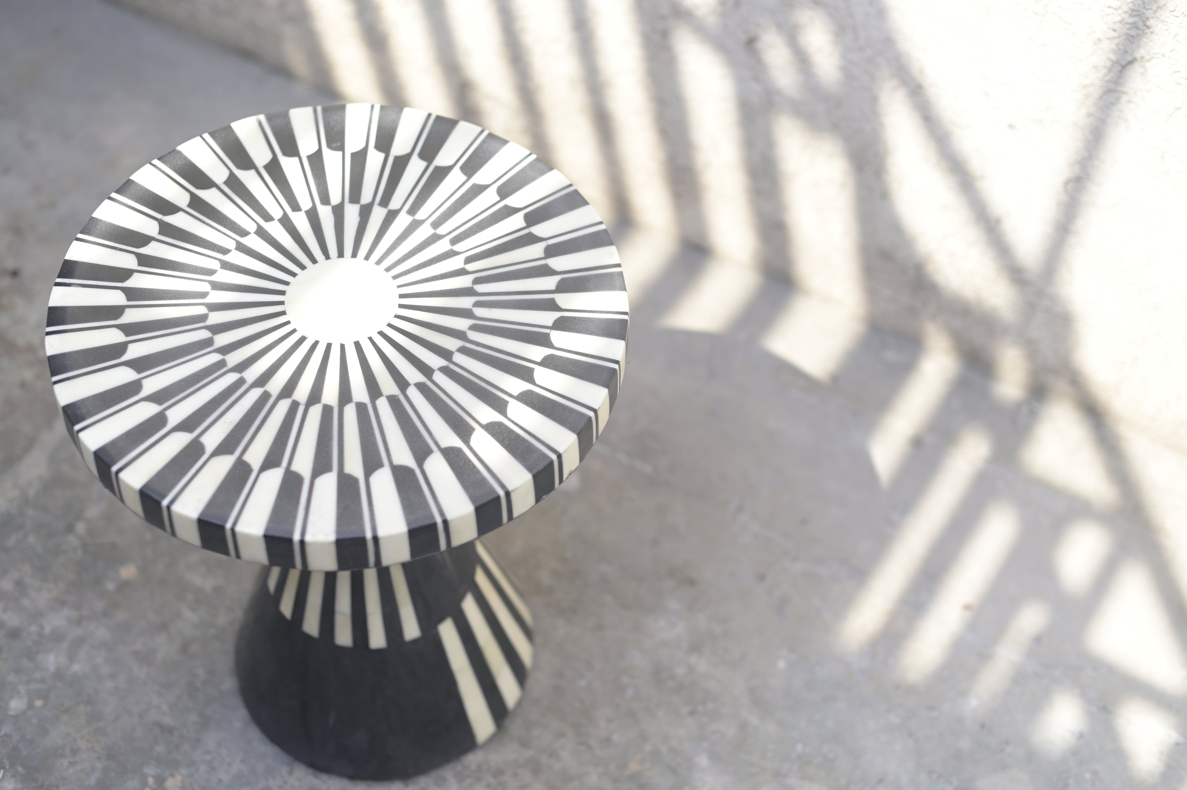 Yin-Yang End Table