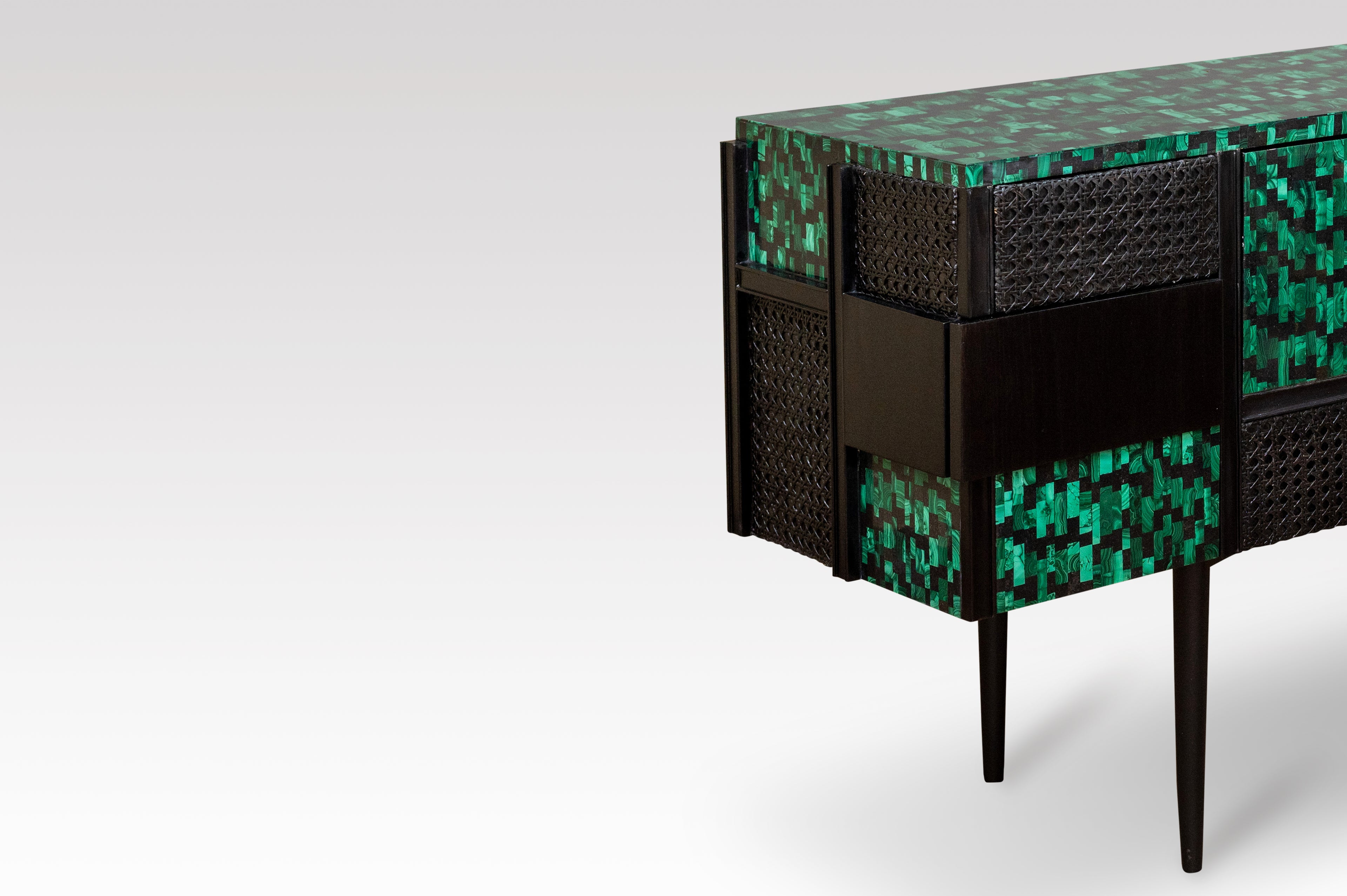 Emerald Envy Console Cabinet