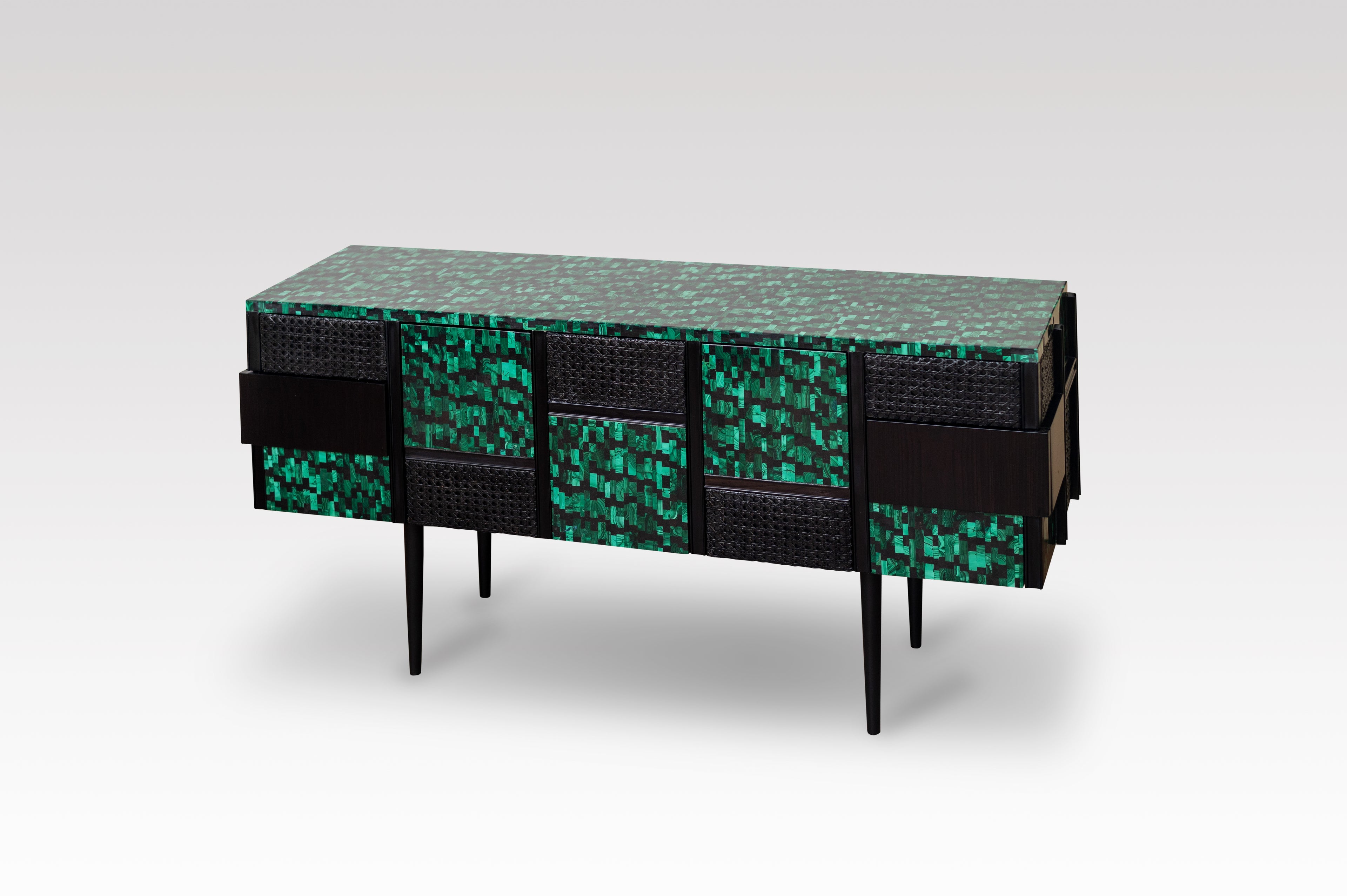 Emerald Envy Console Cabinet