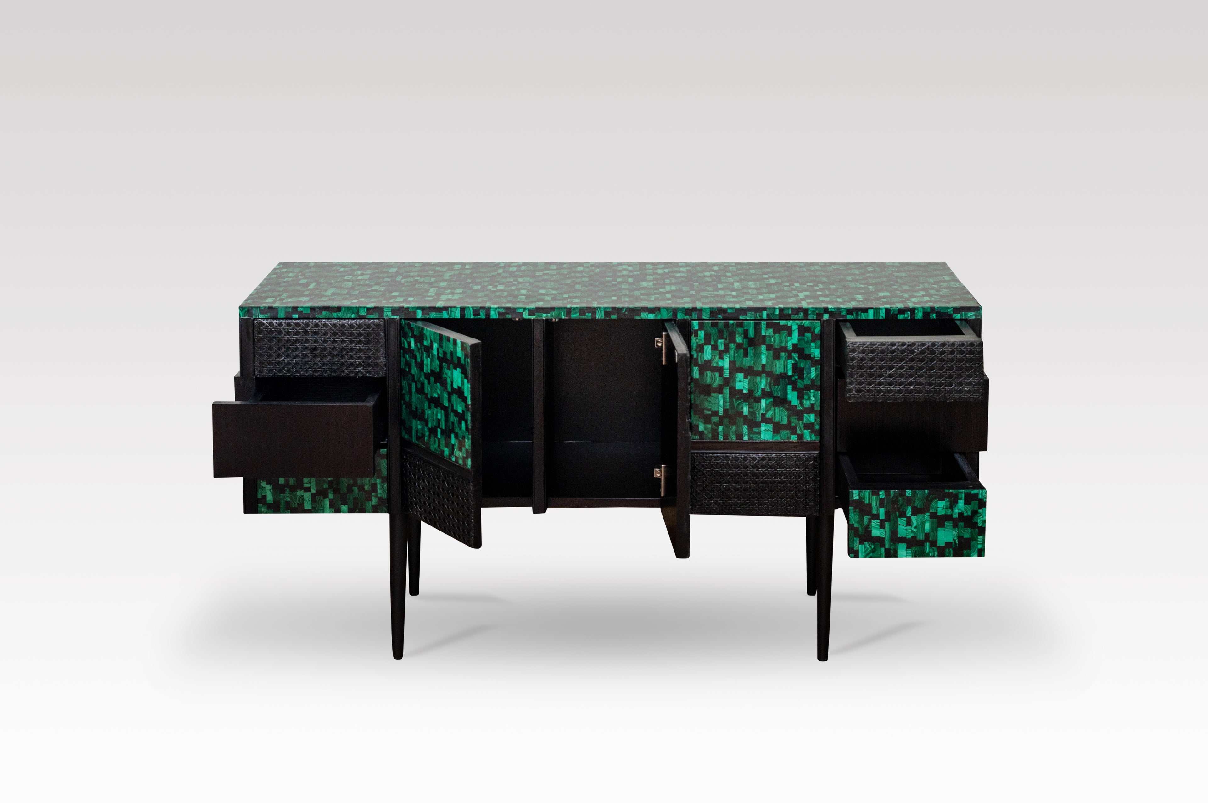 Emerald Envy Console Cabinet
