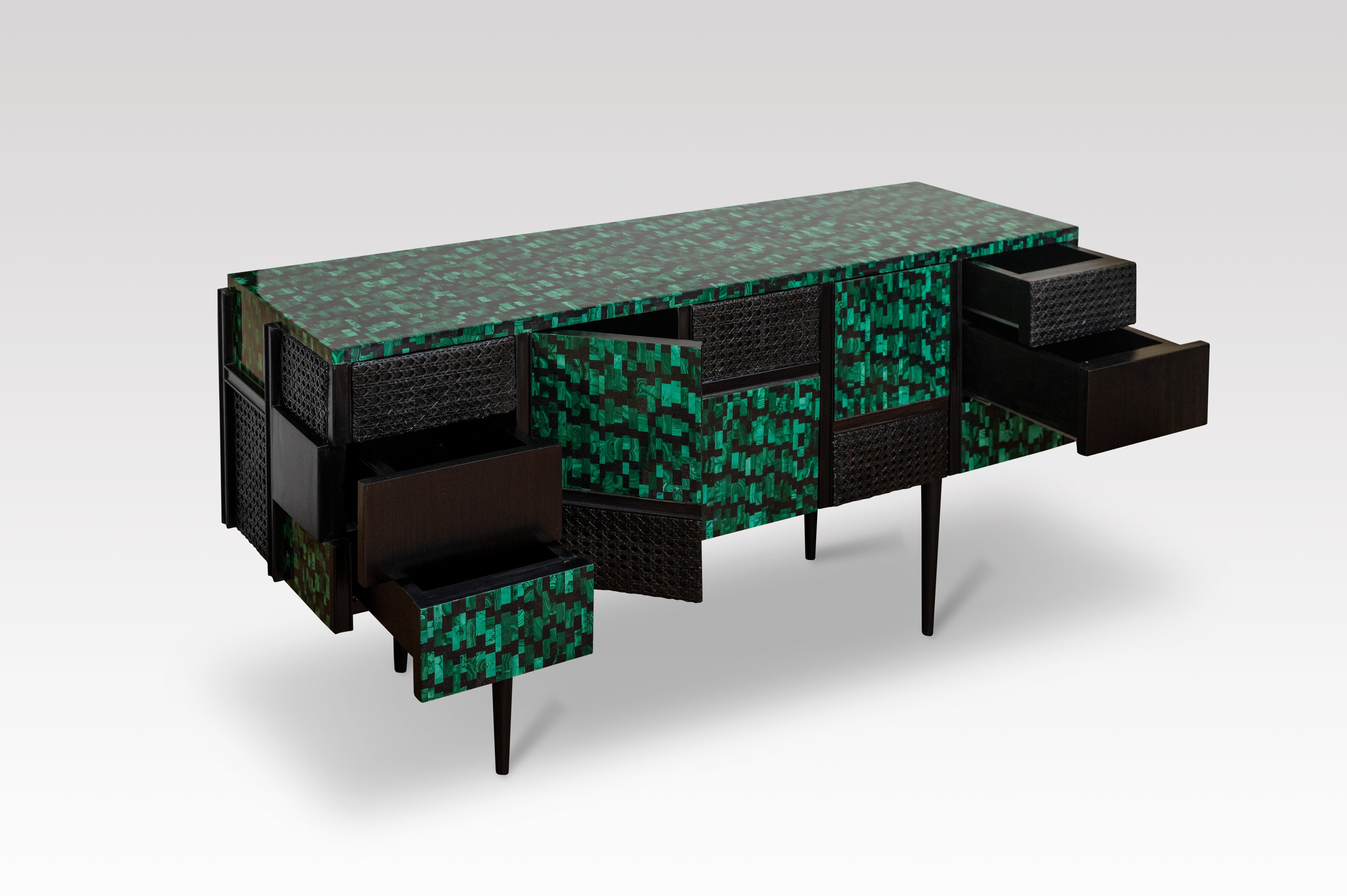 Emerald Envy Console Cabinet