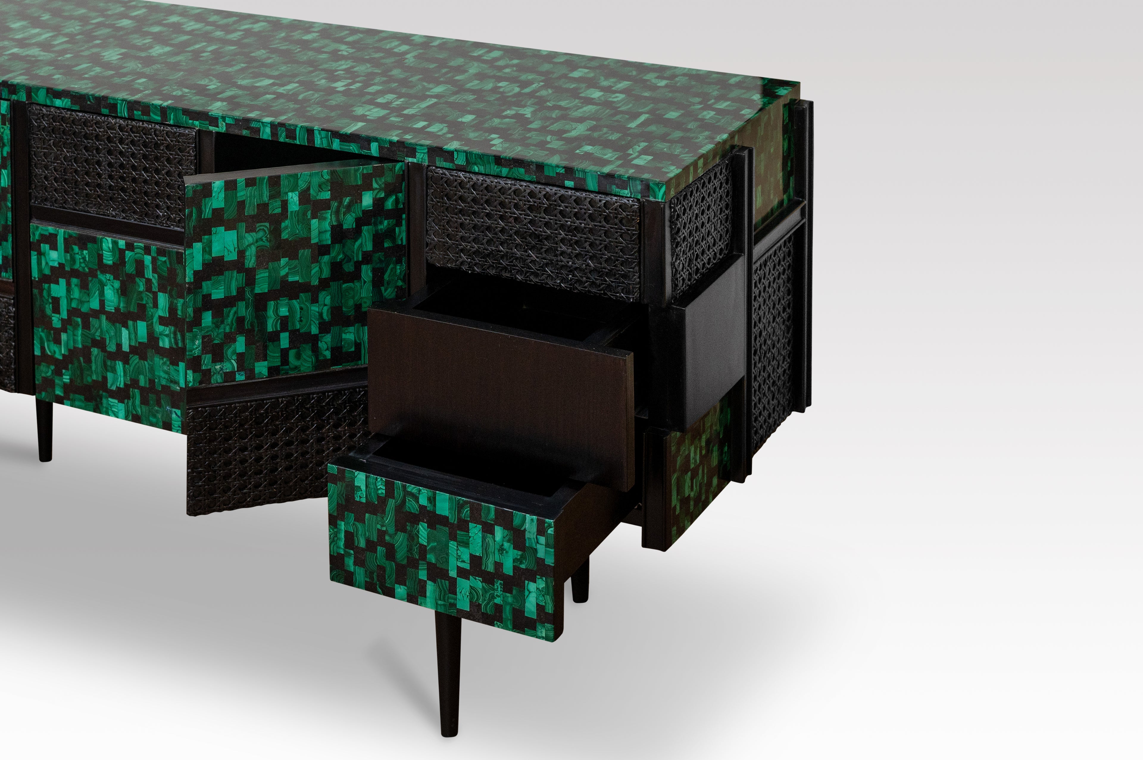 Emerald Envy Console Cabinet