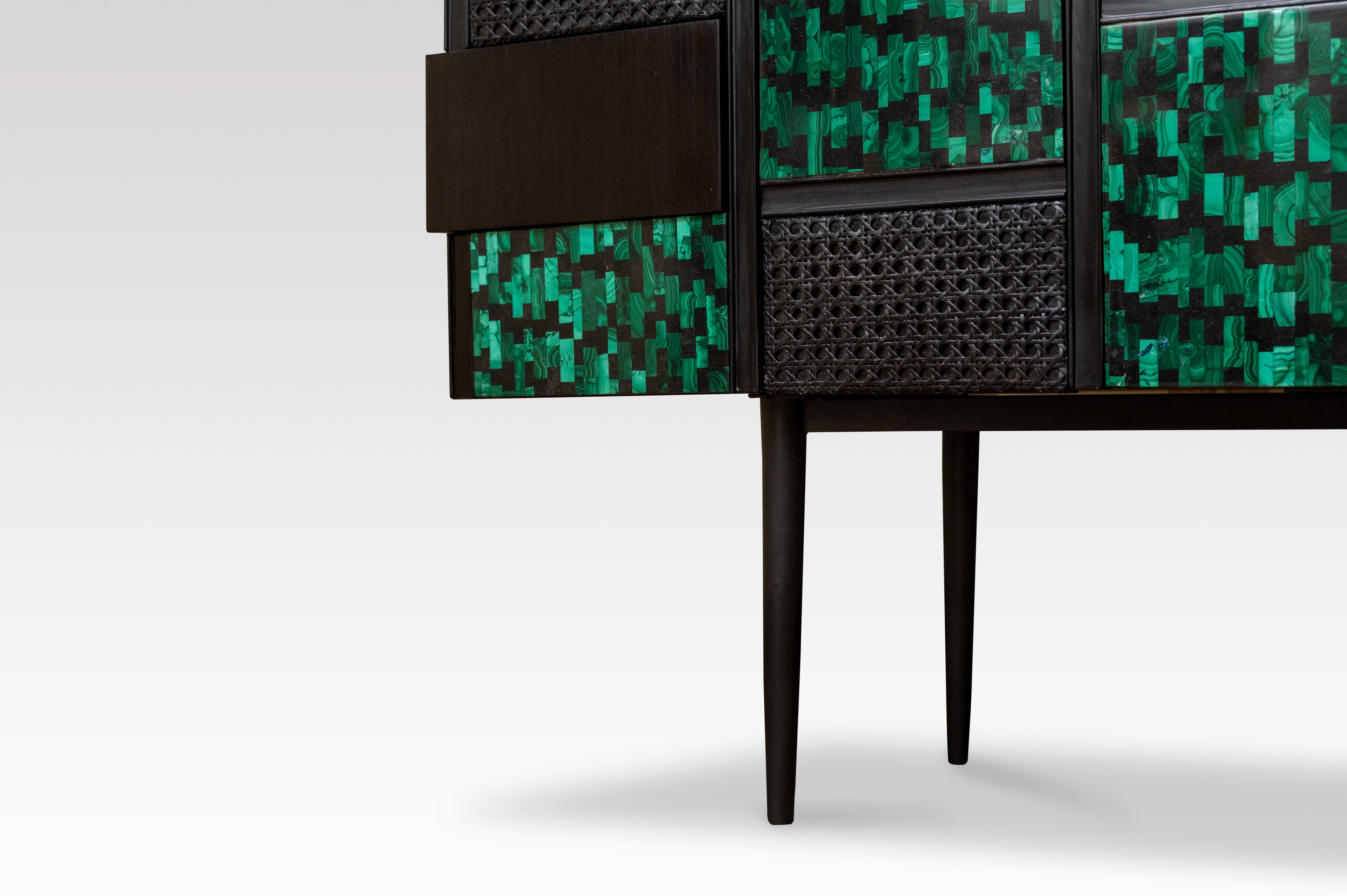 Emerald Envy Console Cabinet