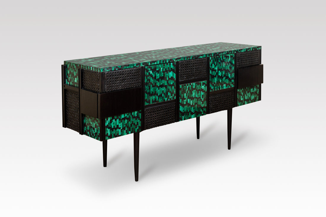 Emerald Envy Console Cabinet