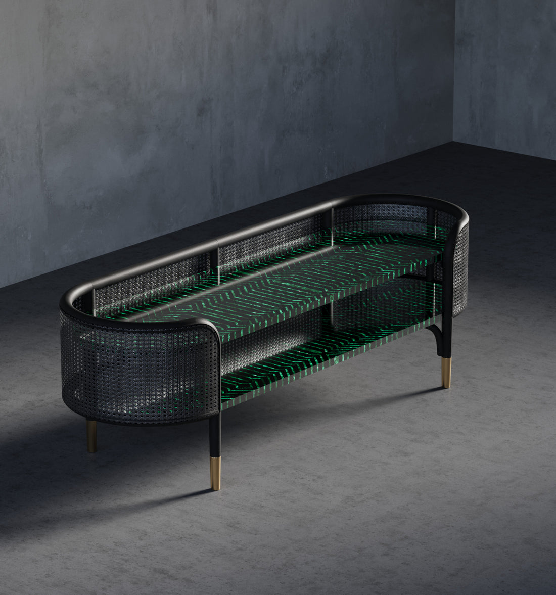 Emerald Envy Media Console