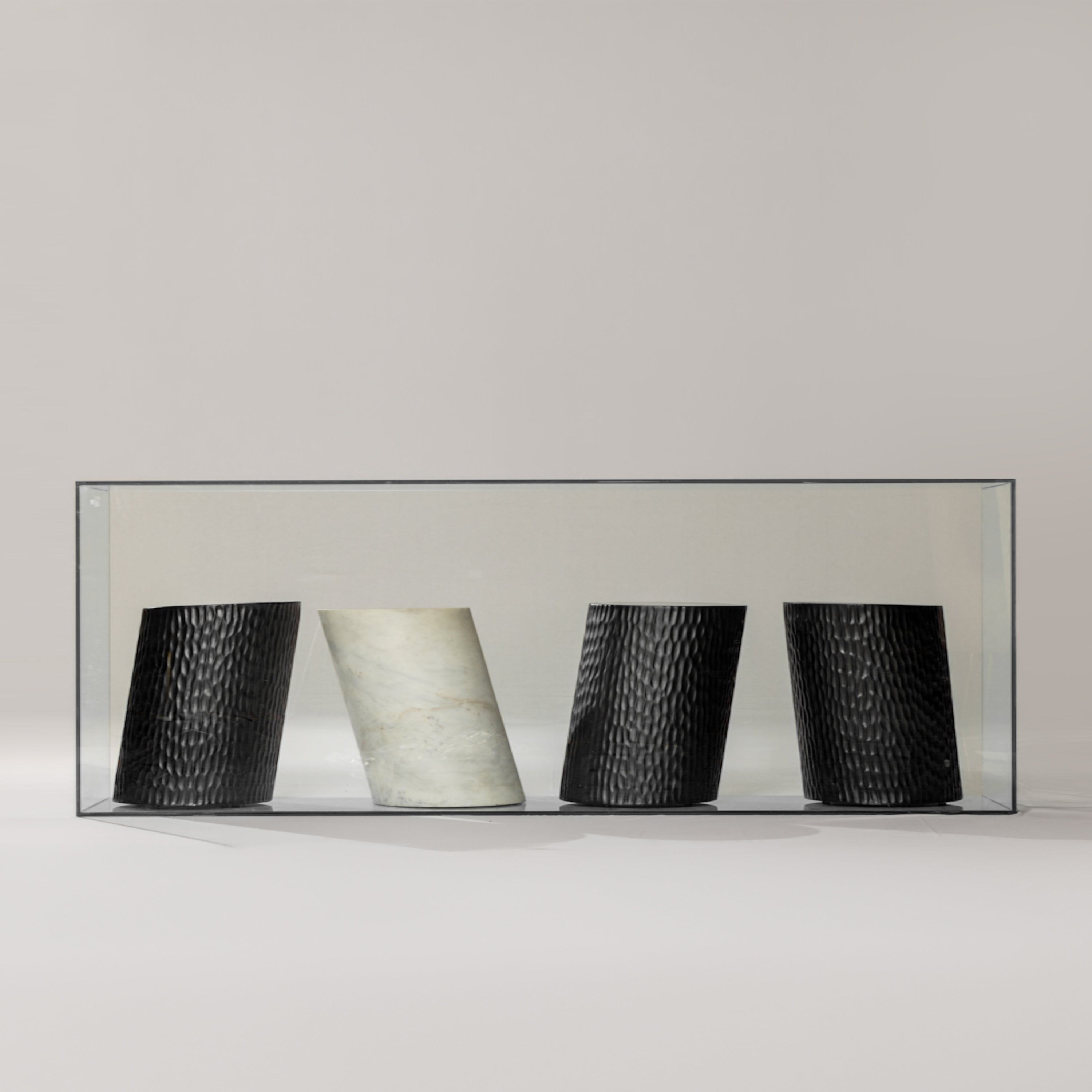 Melange Glass Console