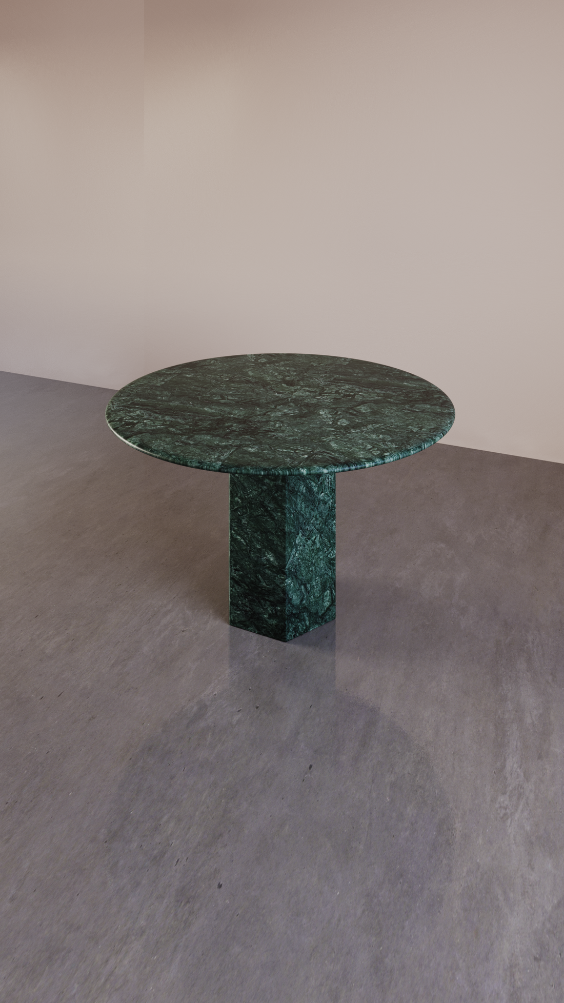 Elliot Dining Table in Forest Green