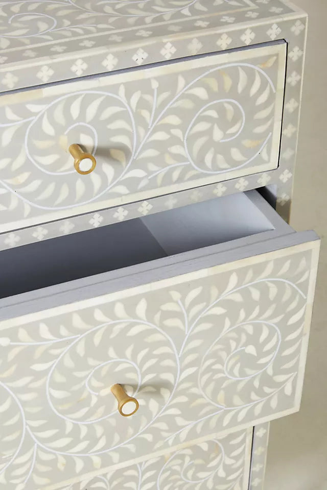 Sylvan Inlay 3-Drawer Dresser - Ziba Homes