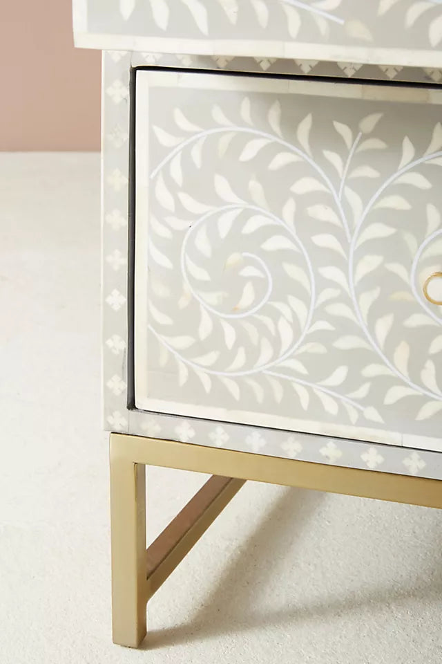 Sylvan Inlay 3-Drawer Dresser - Ziba Homes