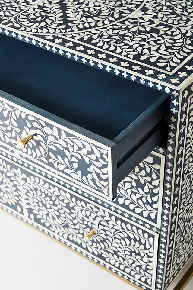 Sylvan Inlay 3-Drawer Dresser - Ziba Homes