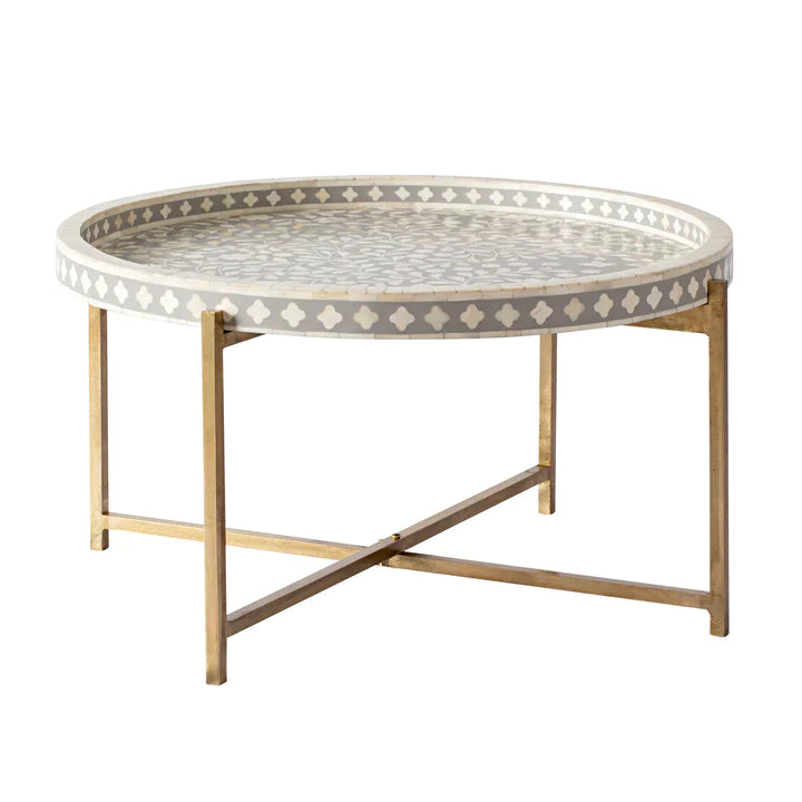 Sylvan Inlay Tray Coffee Table D - Ziba Homes