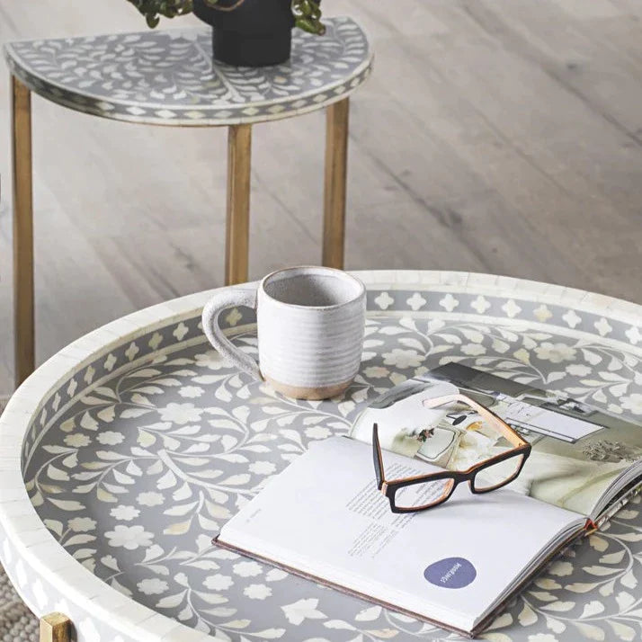Sylvan Inlay Tray Coffee Table D - Ziba Homes