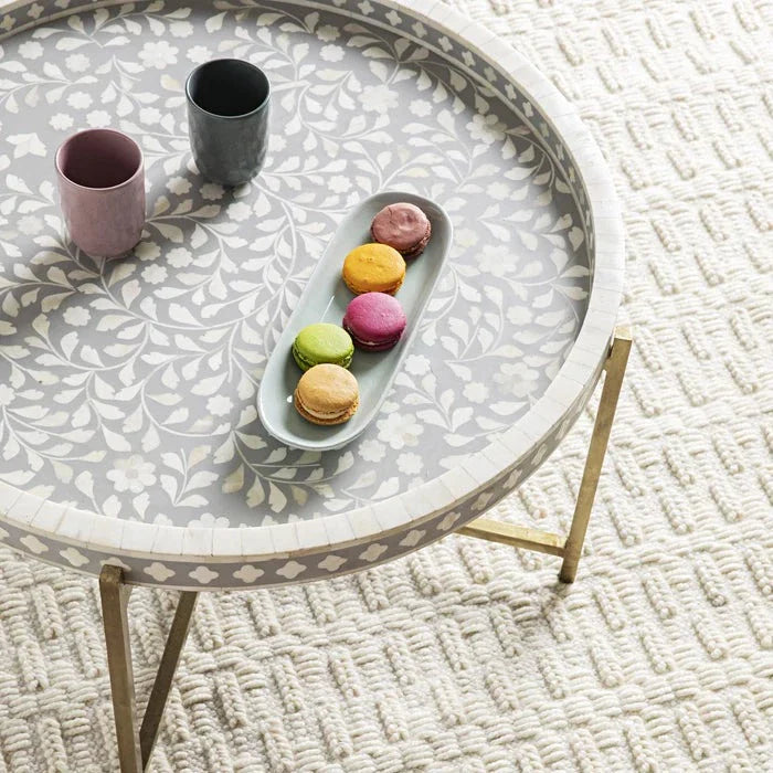 Sylvan Inlay Tray Coffee Table D - Ziba Homes