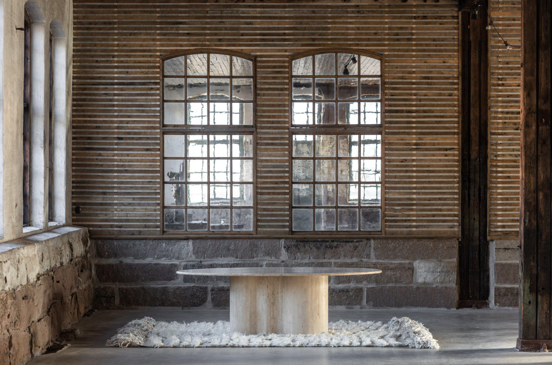 Terra Travertine Marble Dining Table