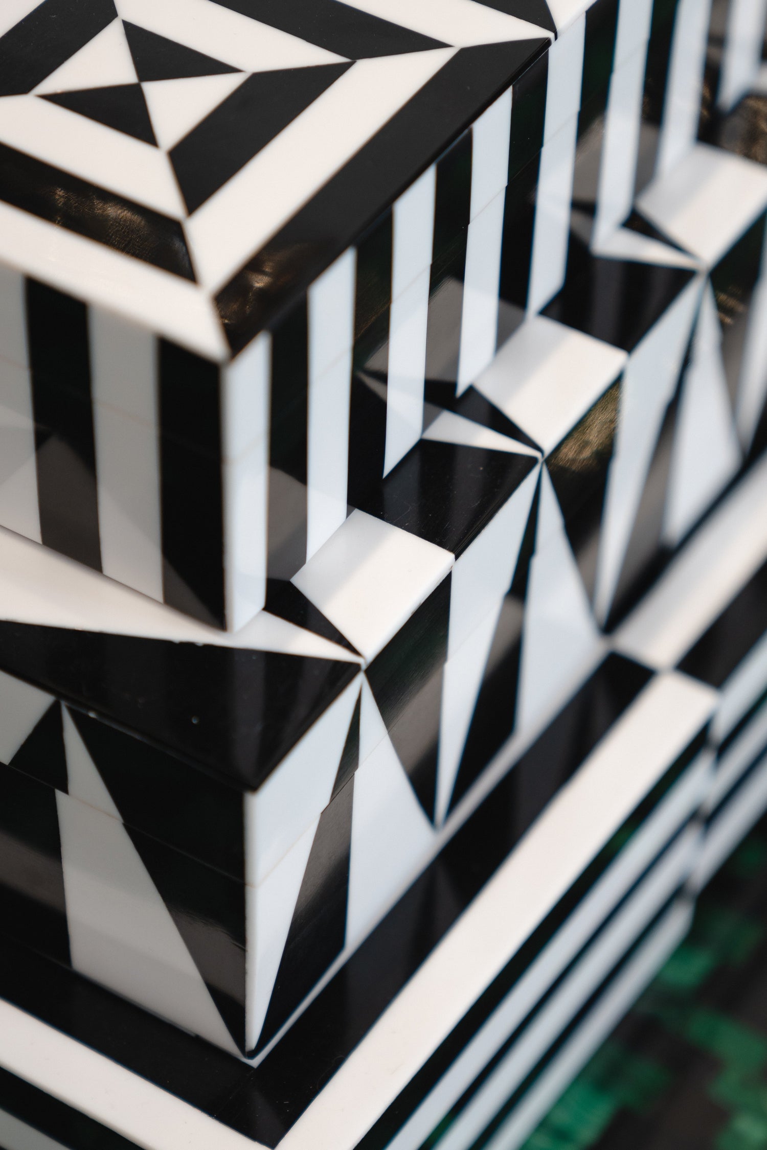 Set of Art Lacquer Boxes - Decorative Boxes