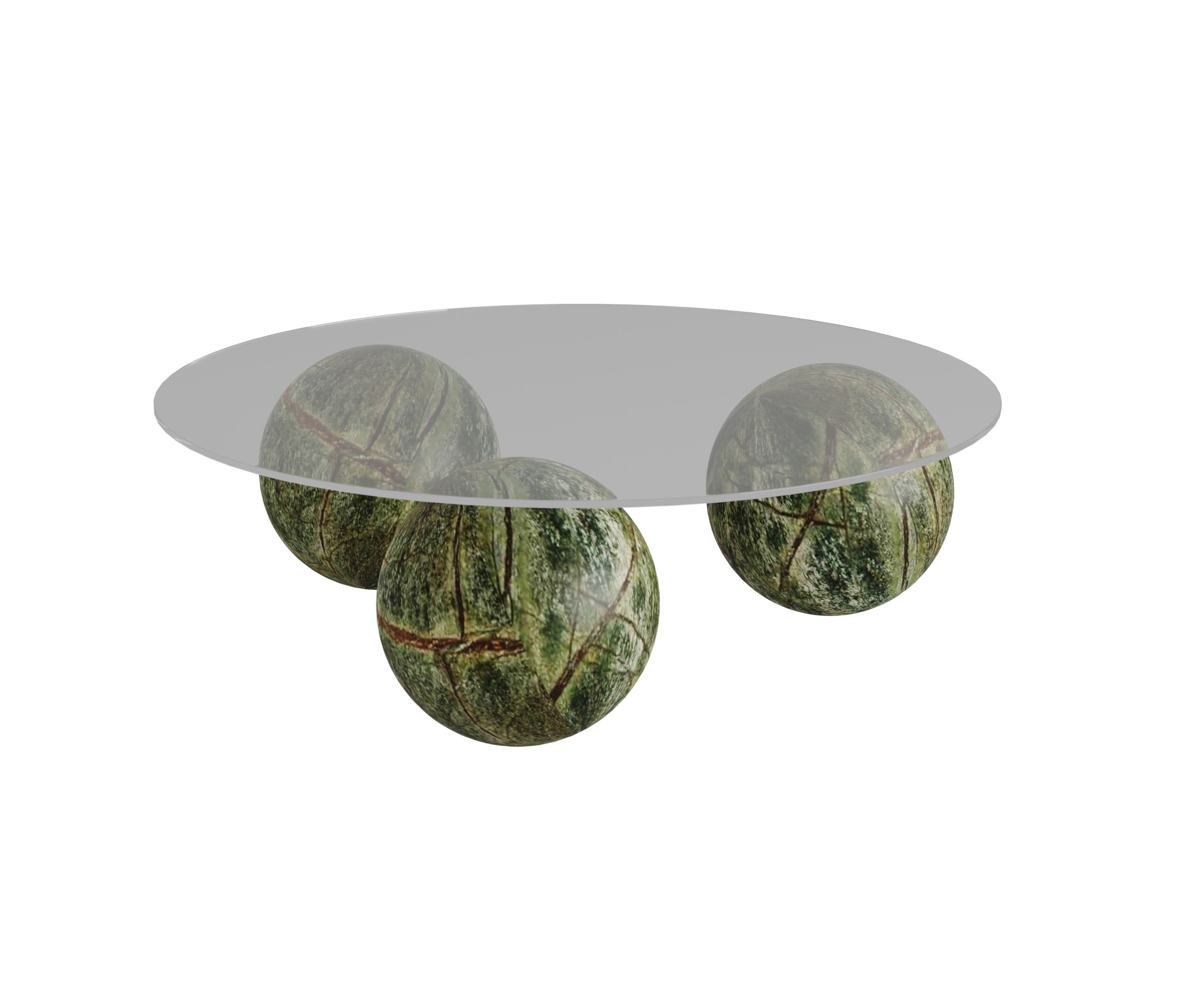 Globe Lux Coffee Table with Glass Top