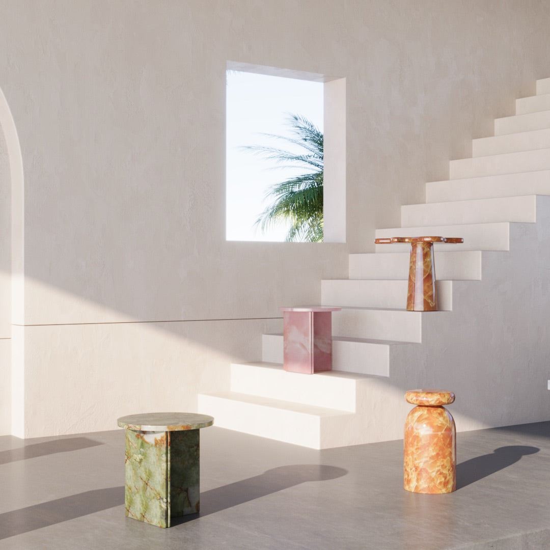 Ballistic Onyx End Tables
