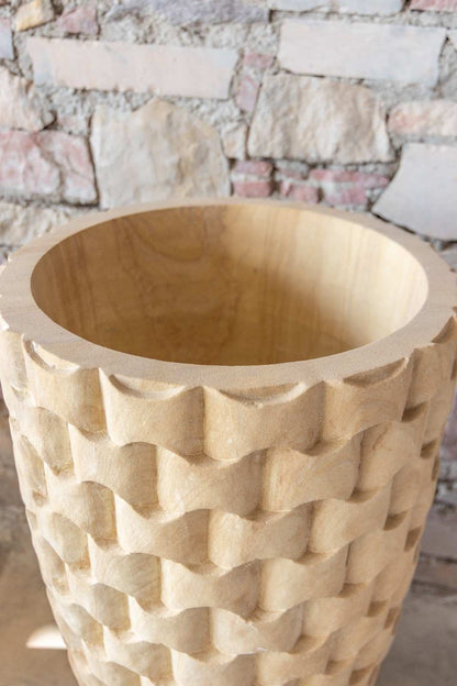 Aura Teak Wood Planter