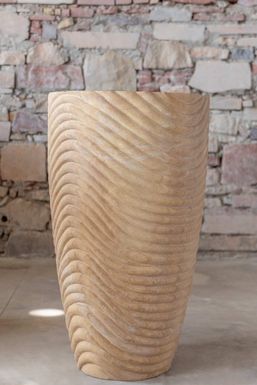 Serra Teak Wood Planter