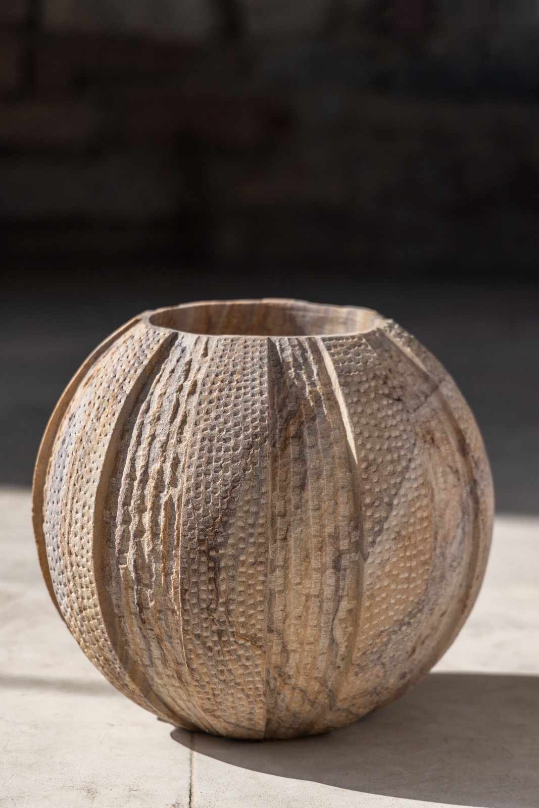 Raya Rainbow Sandstone Planter