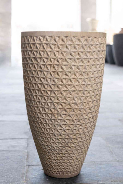 Yellow Teak Wood Planter