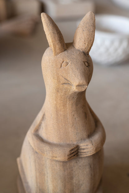Stone Bunny Sculpture
