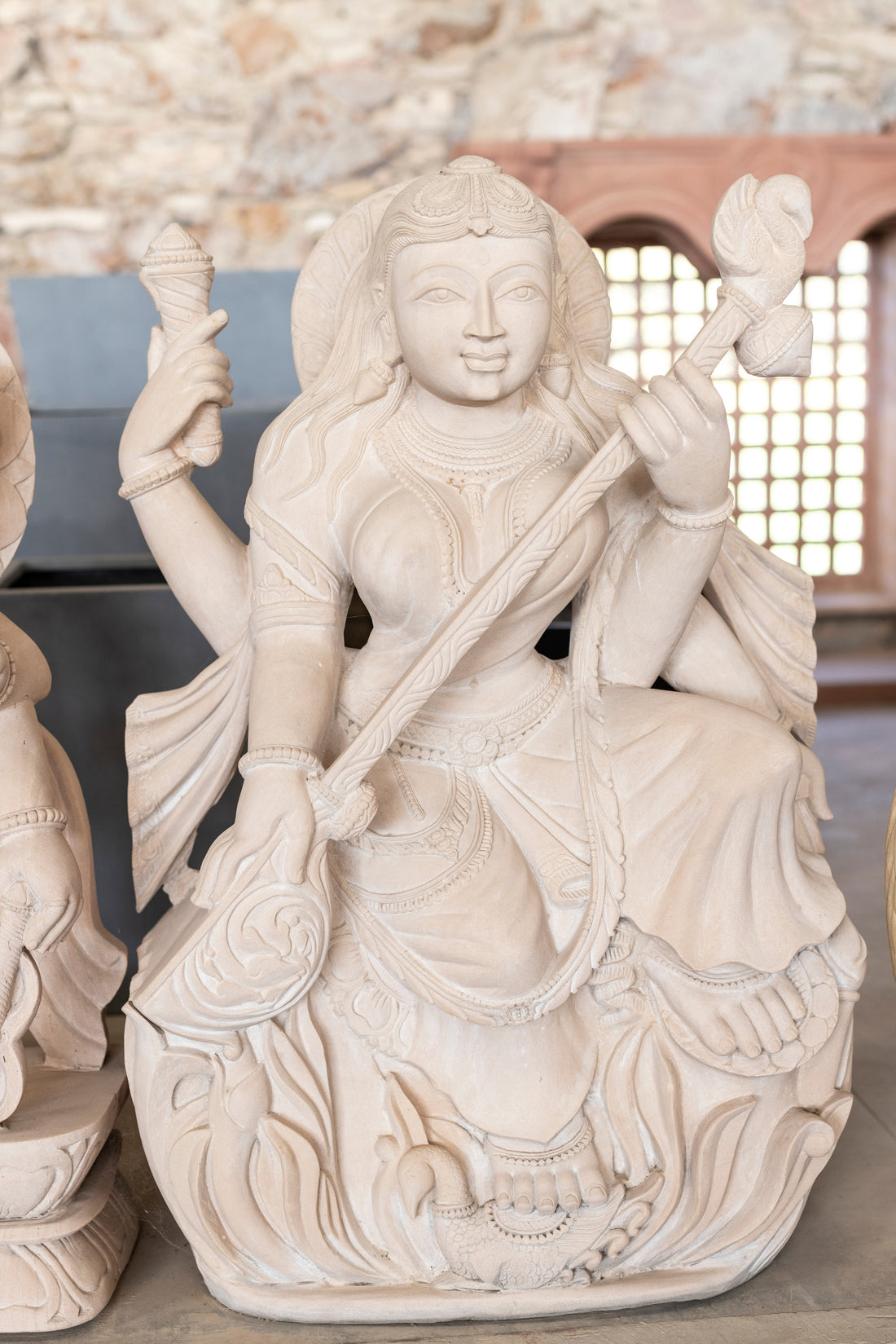 Goddes Saraswati Sculpture