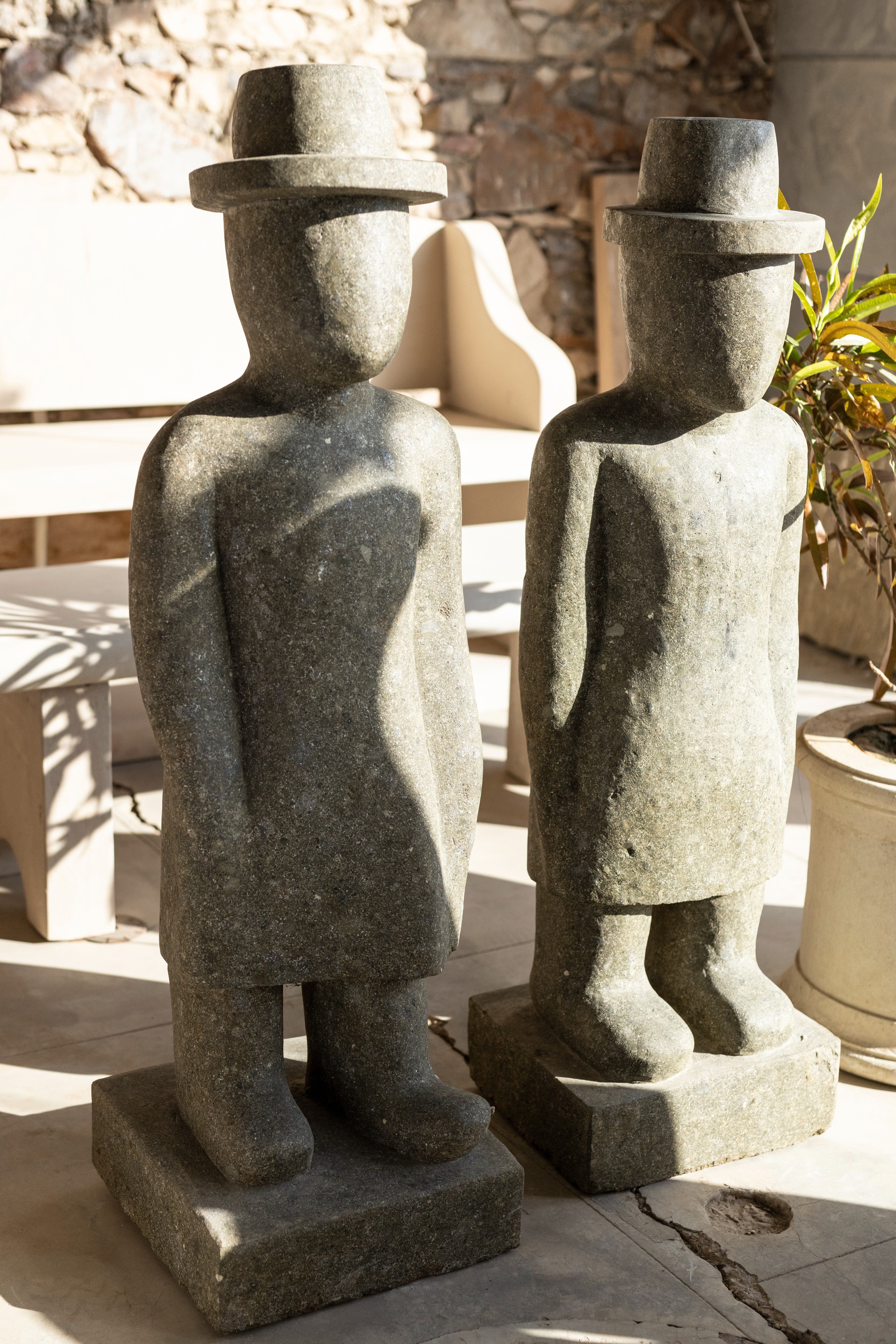 Green Stone Sculpture