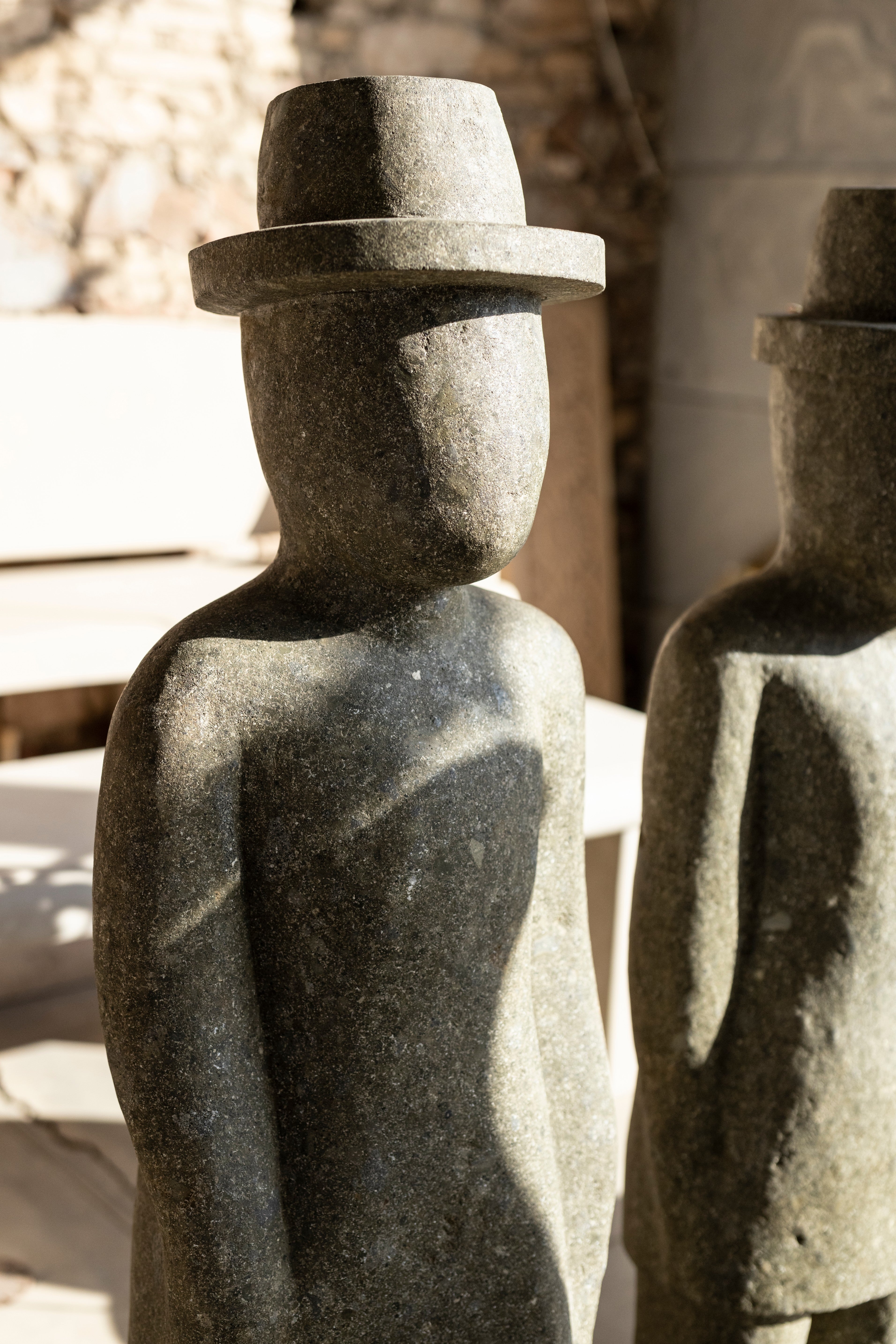 Green Stone Sculpture