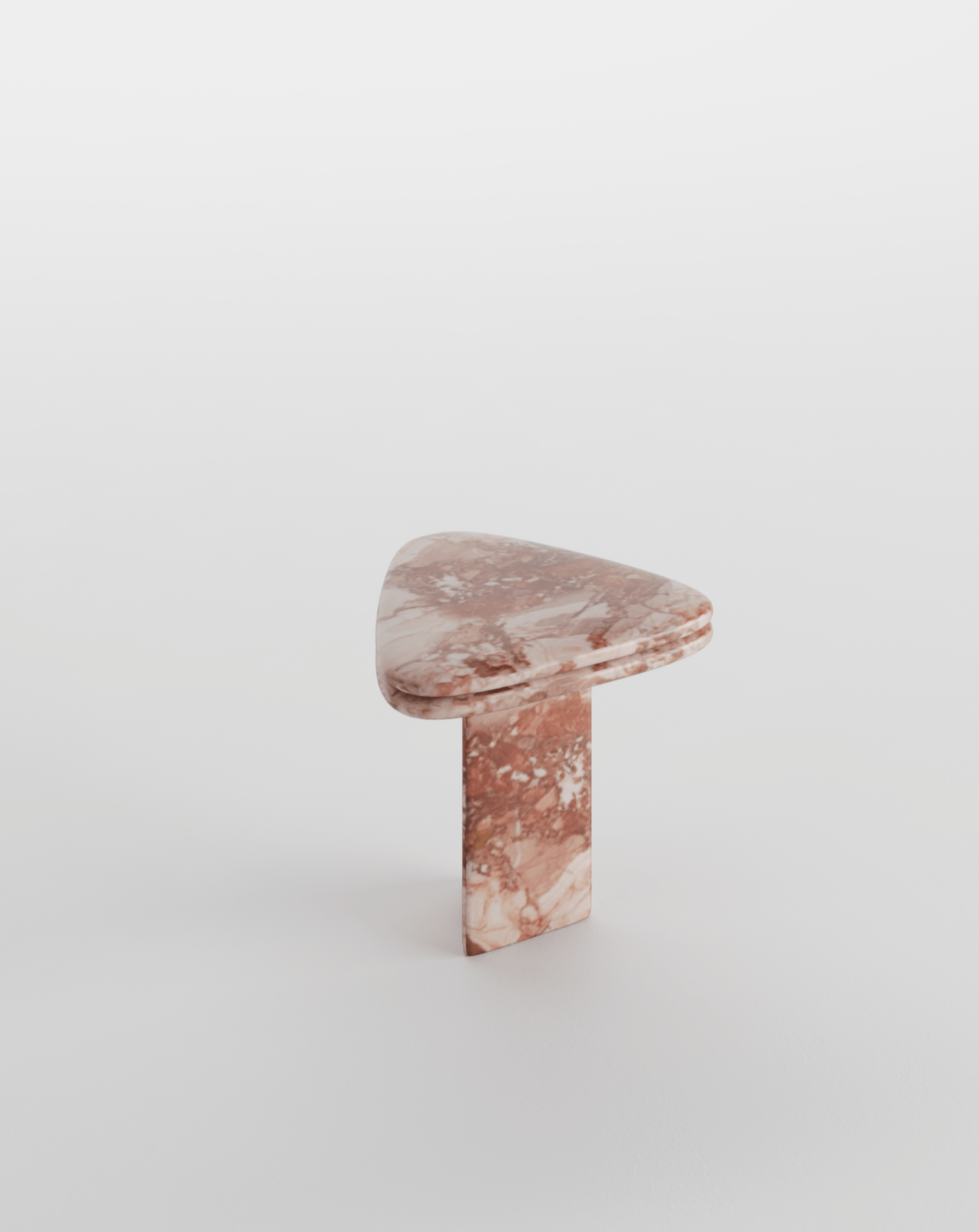 Autumn End Table - Breccia Pernice marble