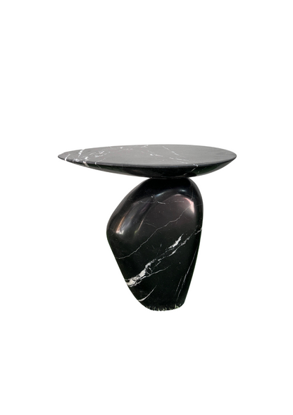 SCARLET MARBLE END TABLE