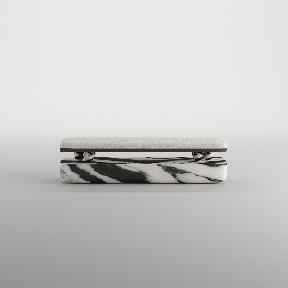 Panda Marble Bench