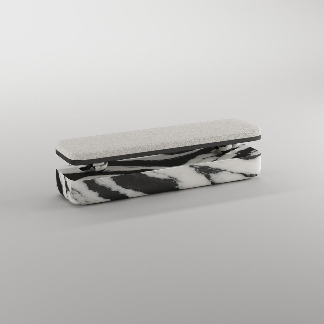 Panda Marble Bench