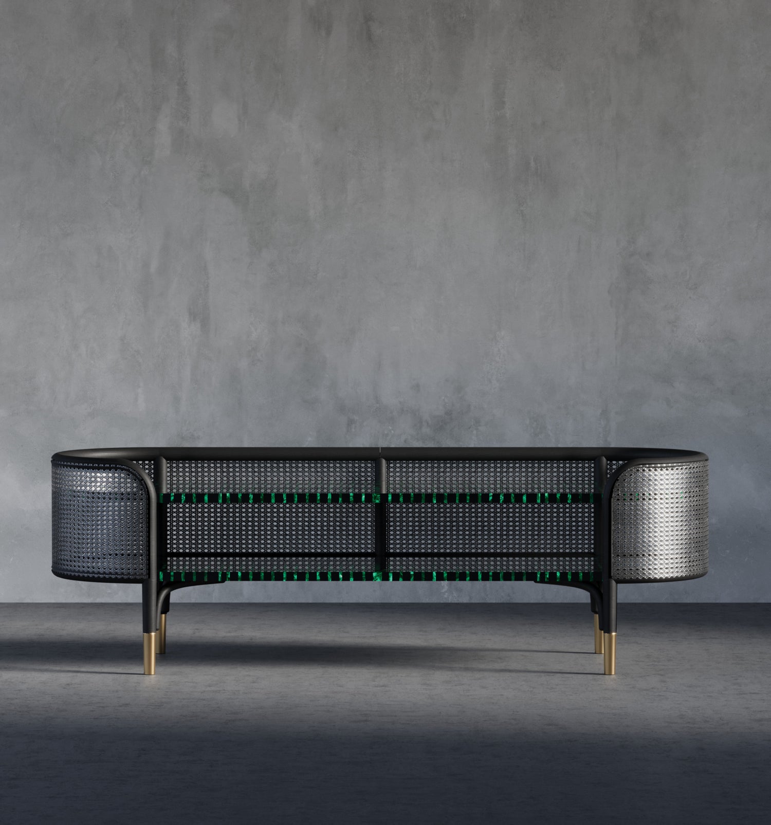 Emerald Envy Media Console