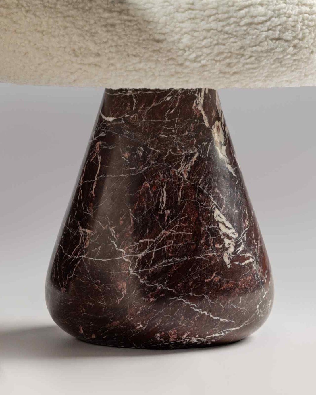 Kashmiri Kahwa Red Marble Stool
