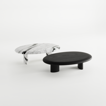 Duet Delight Oval Coffee Table