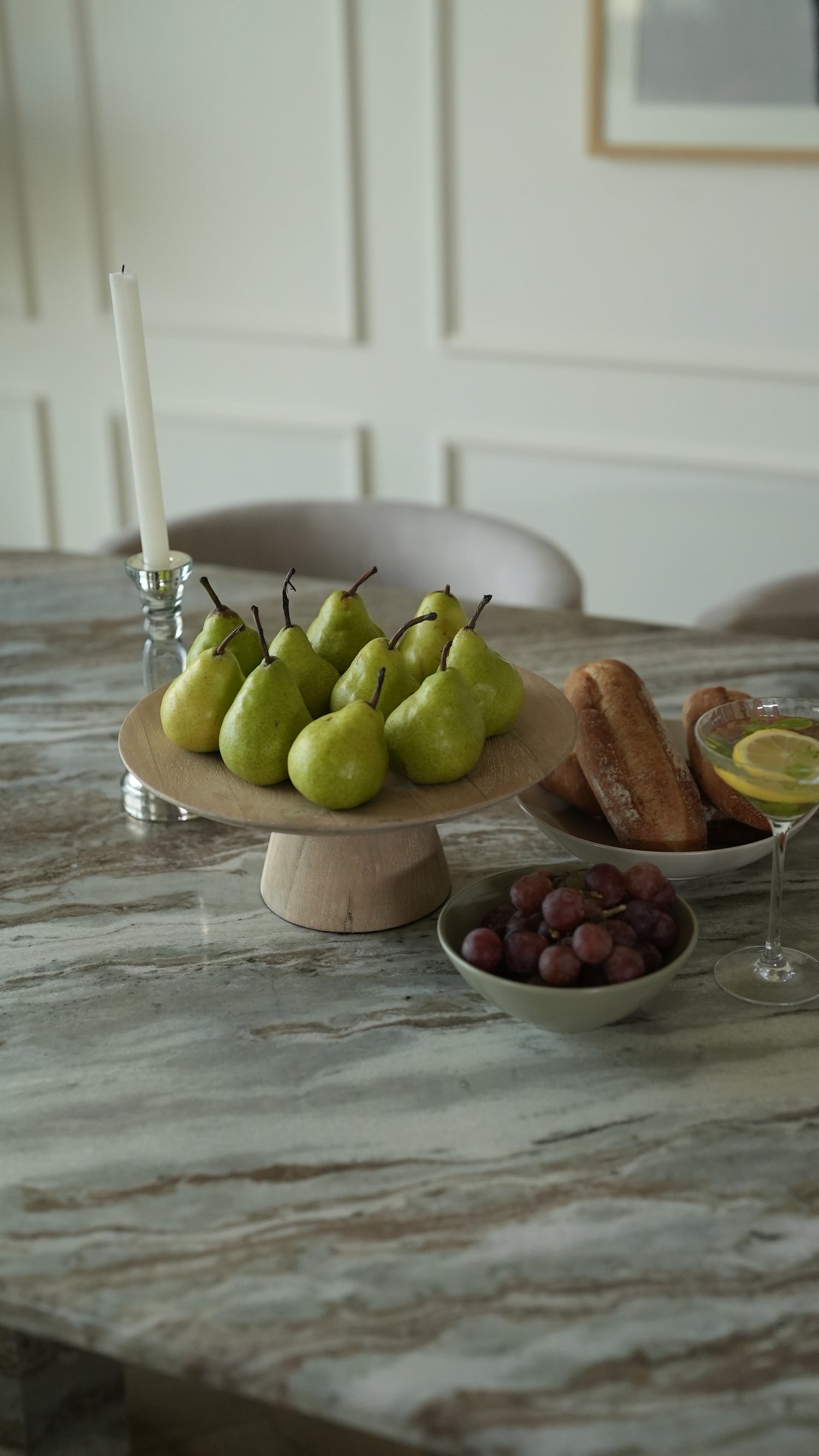 Fantasy Brown Marble Dining Table