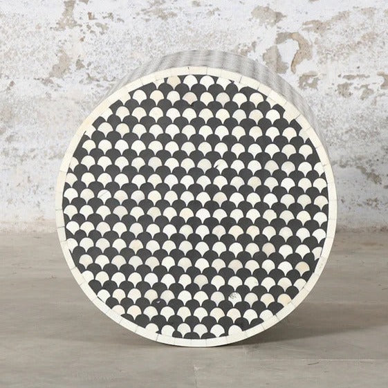 Scaled Inlay End Table