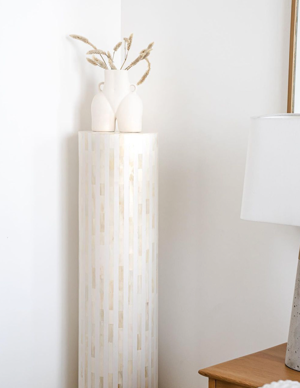 Sylvan Stripe Inlay Pedestal