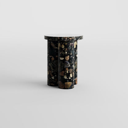 Oslo Pebble Granite Side Table