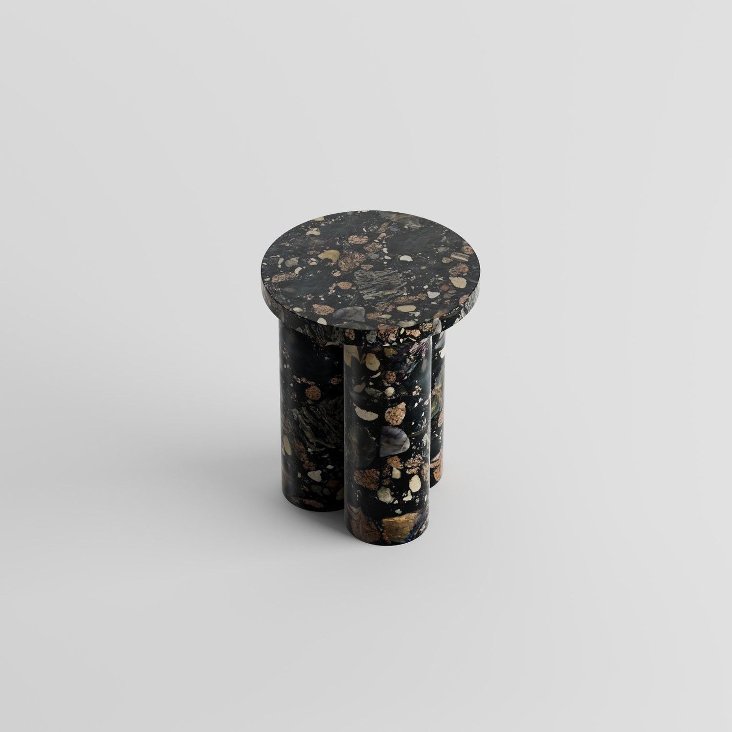Oslo Pebble Granite Side Table