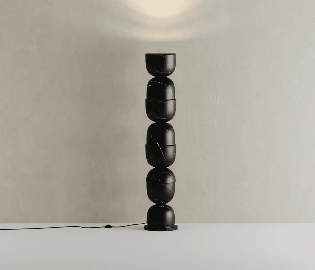 Noir Pillars Marble Totem