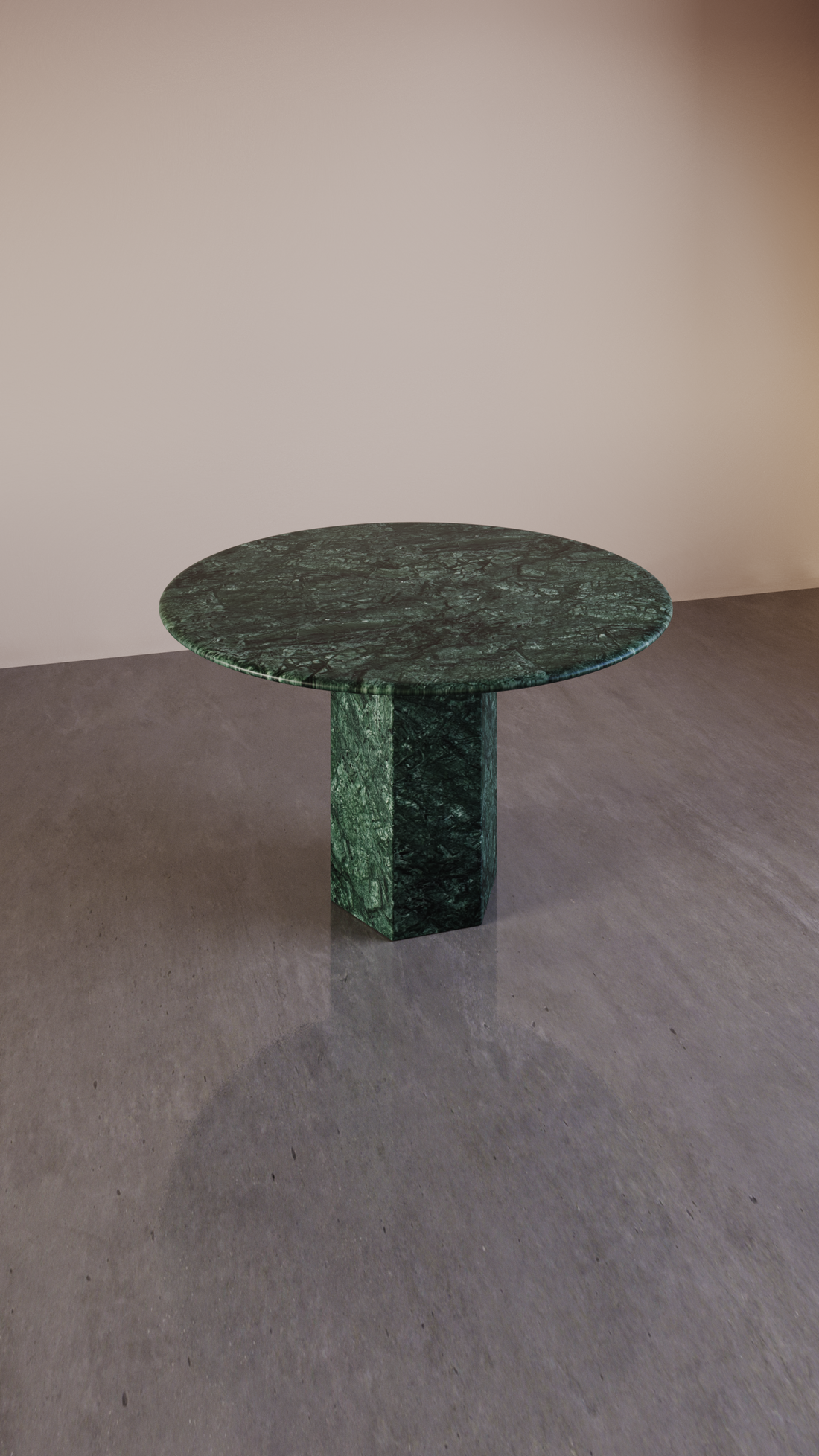 Elliot Dining Table in Forest Green