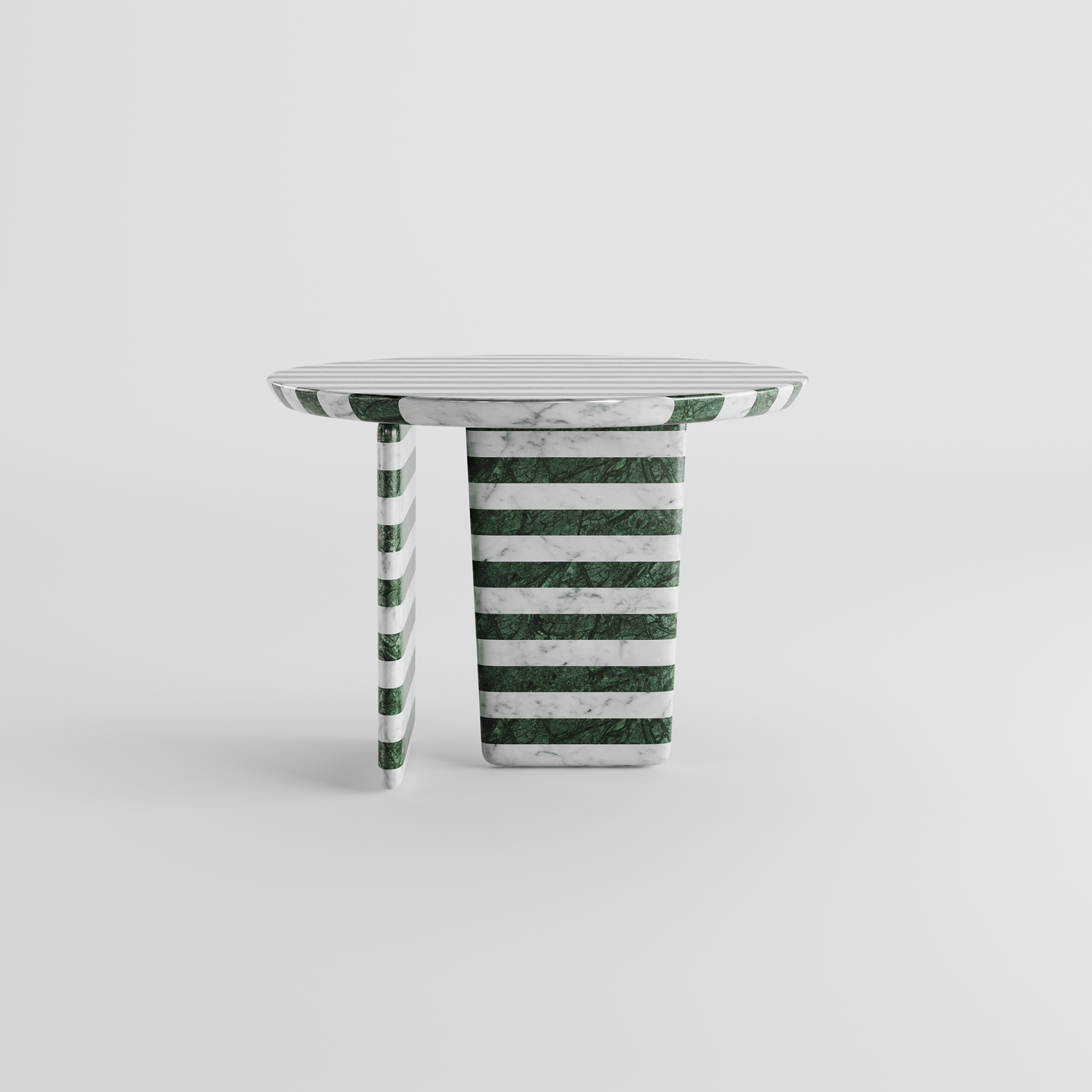 Tesselate Marble Inlay Console