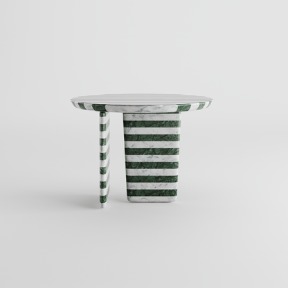 Tesselate Marble Inlay Console