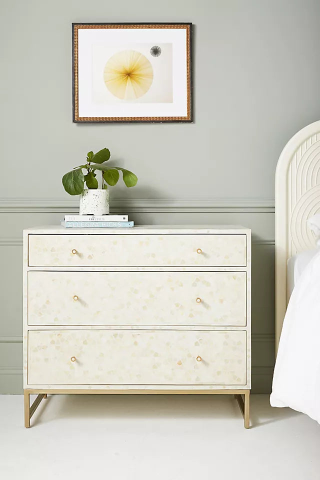 Star Inlay 3-Drawer Dresser - Ziba Homes